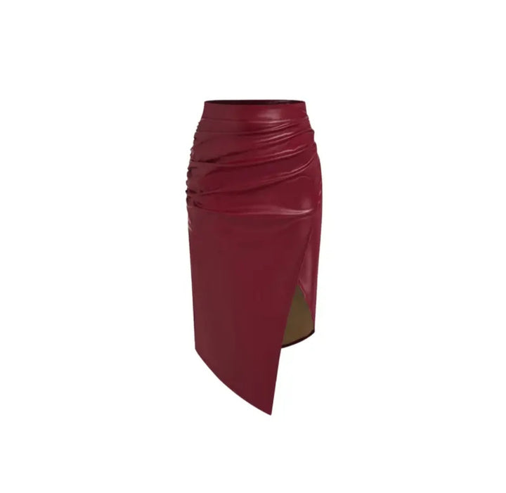 Courtny Leather Skirt