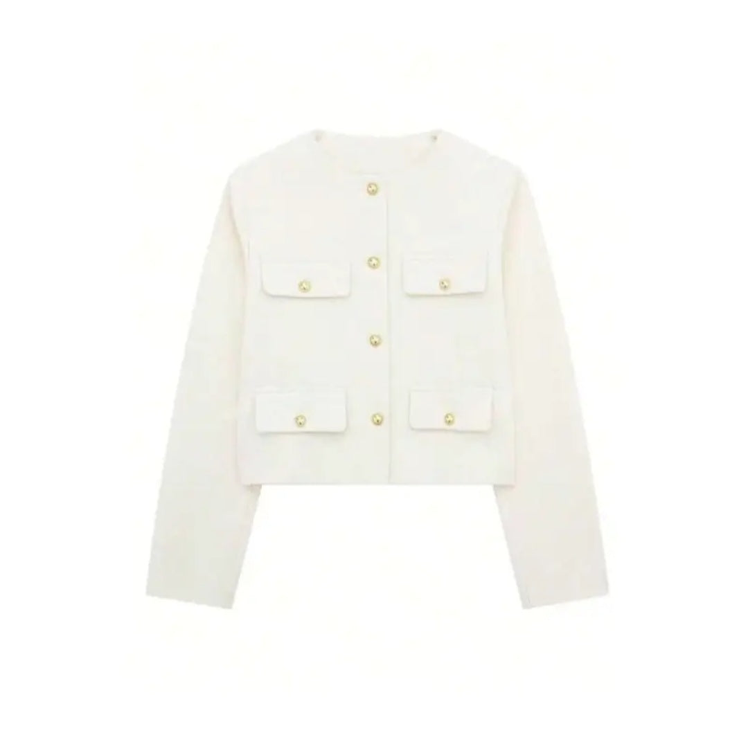 Melodie Elegant Blazer white